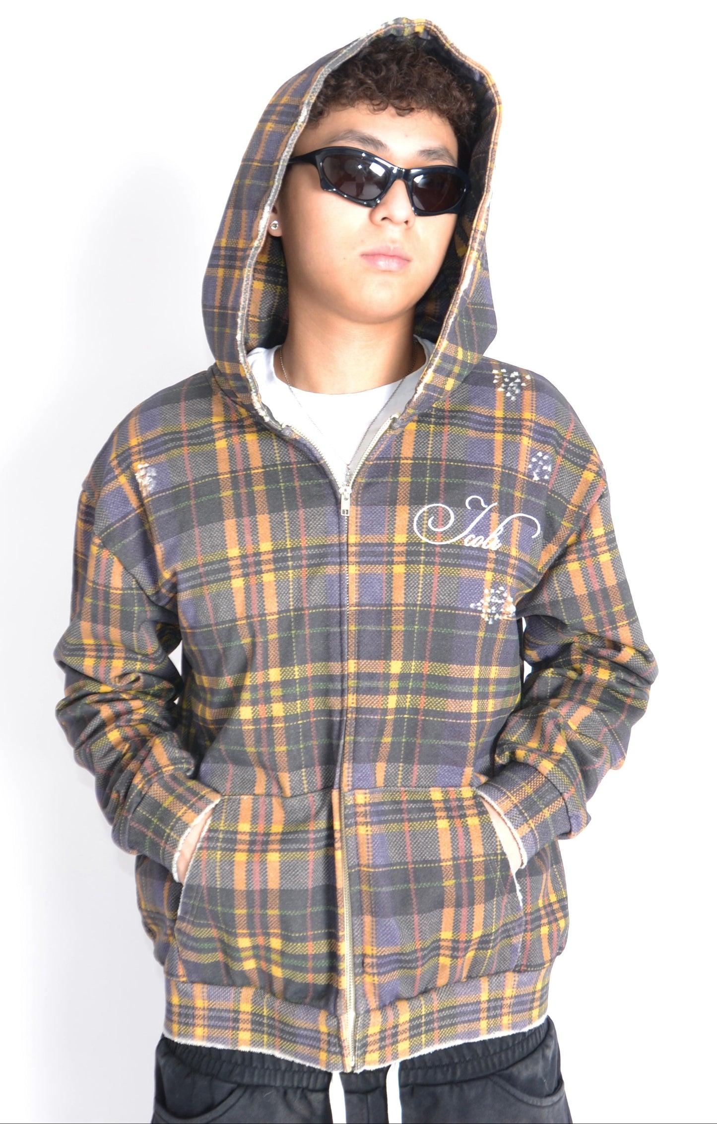 ”Plaid” hoodie